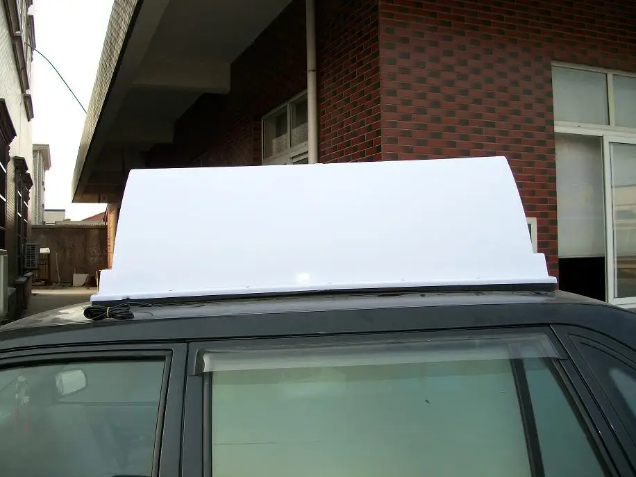 wholesale china factory price no moq drop shipping static taxi roof sign for taxi advertising media solution
