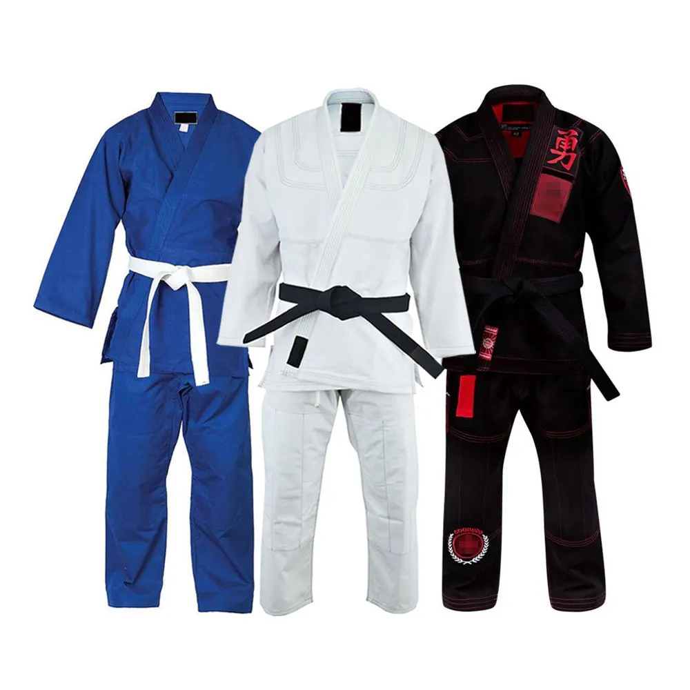 Заводская оптовая продажа индивидуальный логотип кимоно BJJ Gi тренировочное соревнование Jiu Jitsu униформа Gis для детей Aldults
