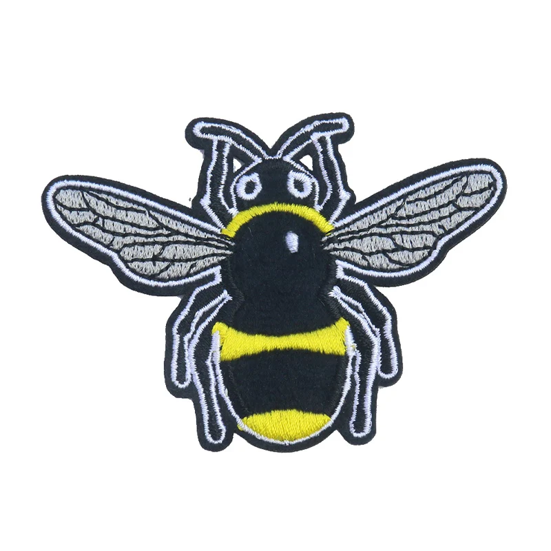 Панк декор черный паук скорпион животные патчи Вышивка Аппликации утюгом нашивки одежда стикер нашивки