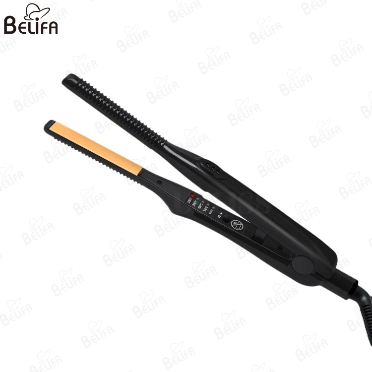 Hot selling 2 in 1 mini Hair Straightener Fast Heating Beard Straightening Iron Mini Pencil Hair Straightener