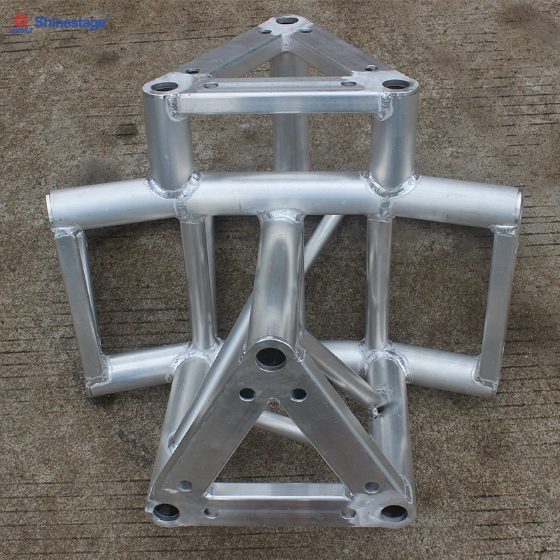 Flexible truss connection angle hinge spigot truss connector book corner for structure DJ wedding concert speaker lighting stage