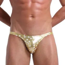 Gay leather thong Gay Mens Men Sexy Underwear Boys in JockStraps