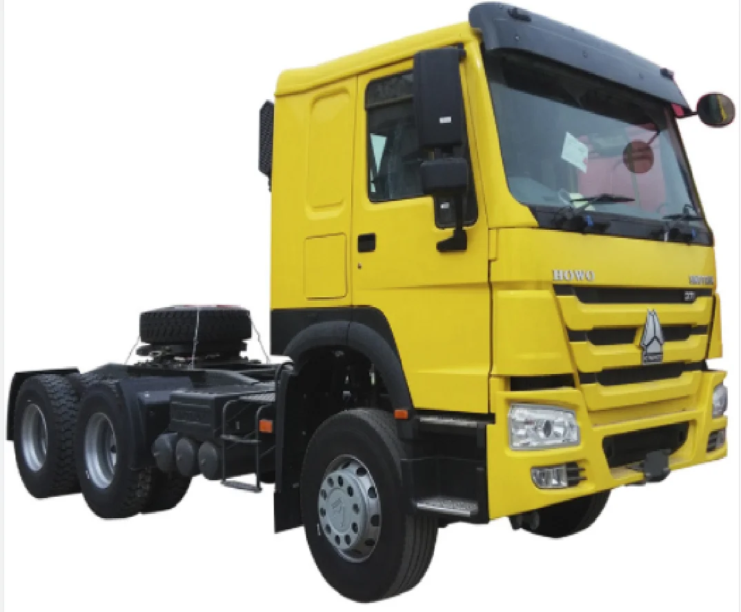 Chinses Brand Sinotruck Prime Mover Flat -Top Tractor Head 6x4 10 Wheel Tire LHD RHD 380Hp Euro3 Heavy Duty Howo Tractor Truck