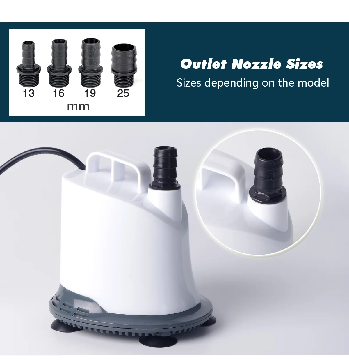 High Quality Customizable 220V 50Hz Submersible Pump Fish Tank Fountain Aquarium Hydroponic Landscaping Water Pump