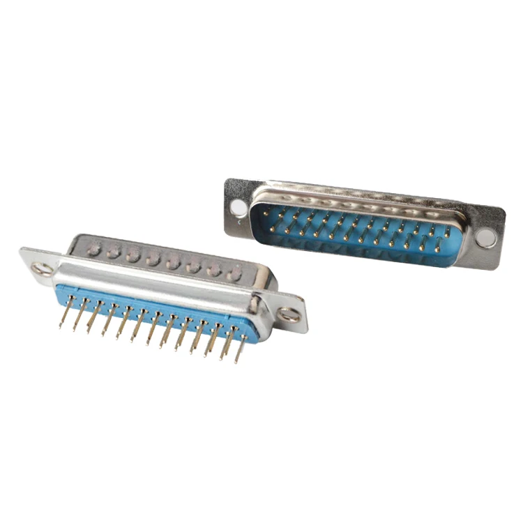 Бесплатный образец высокого качества 25 Мужской DIP разъемом D-sub контактный разъем печатной