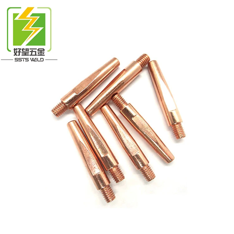 Contact Tip Mig For Binzel 36kd 40kd 501d Consumables Welding Torch Accessories M8x30mmx0.8 1.0 1.2 1.4 1.6 Contact Tip