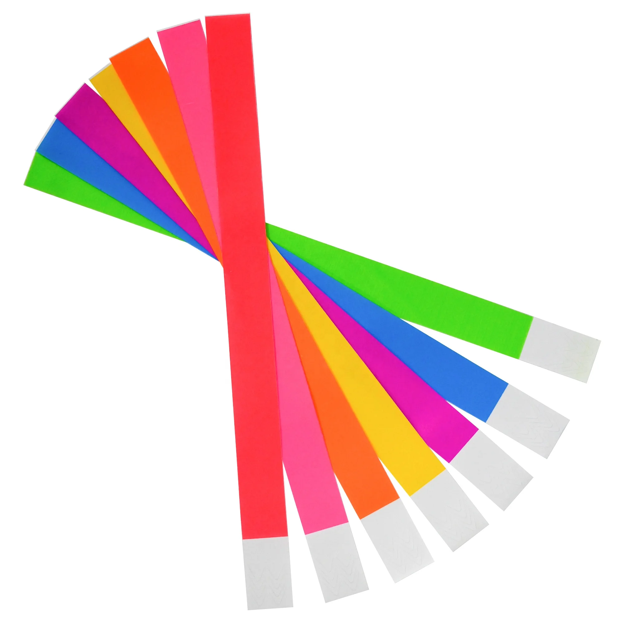 Synthetic Paper YOPO Paper Waterproof wristband 19x250mm for Events,500/Pack Bracelets