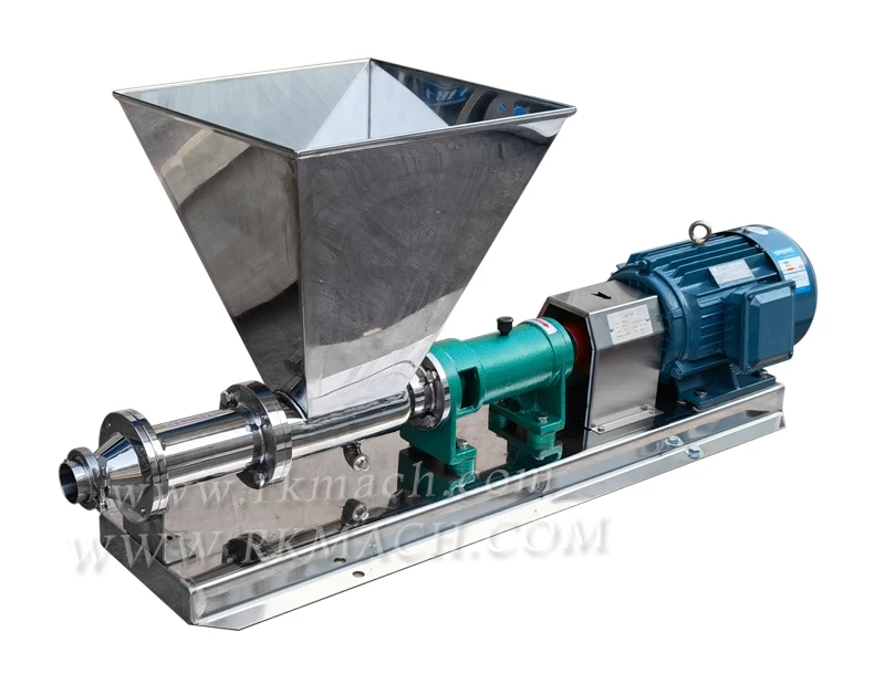 1.5Kw 2HP sanitary screw pump for slurry
