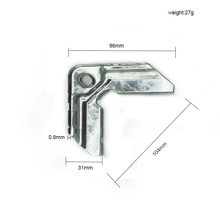HVAC Accessories TDF Duct Corner Flexible Flange Channel Corner Ventilation Galvanized Sheet Duct Corner Hot Sale