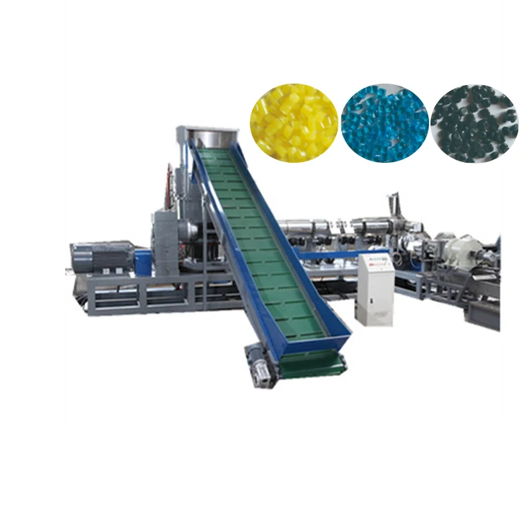 Pe/pp granule production line plastic recycling pelletizing equipment