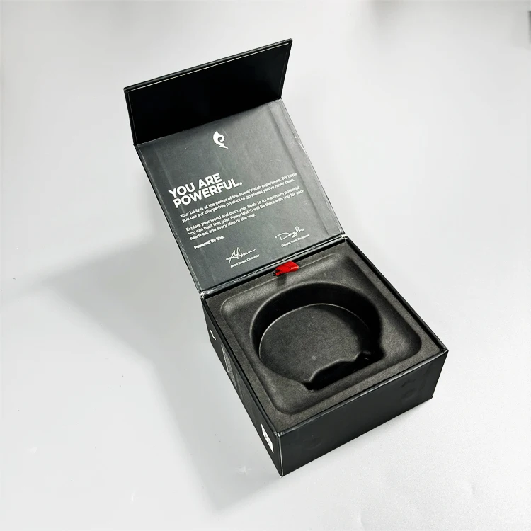 Molded pulp tray Blue tooth earphones box packaging wireless headphone sugarcane bagasse packaging