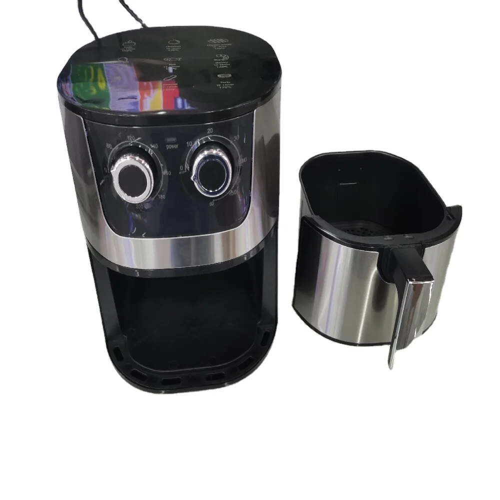 Manufacturer Wholesale Cheap Kitchen Appliances Stainless Steel Manual Control Air Fryer 6L7L 10L Air Fryer