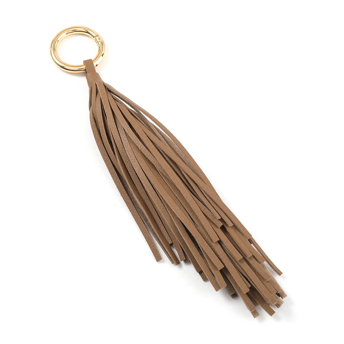 Leather Tassel Keychain Car Keyring Holder Bag Wallet Purse Decorations