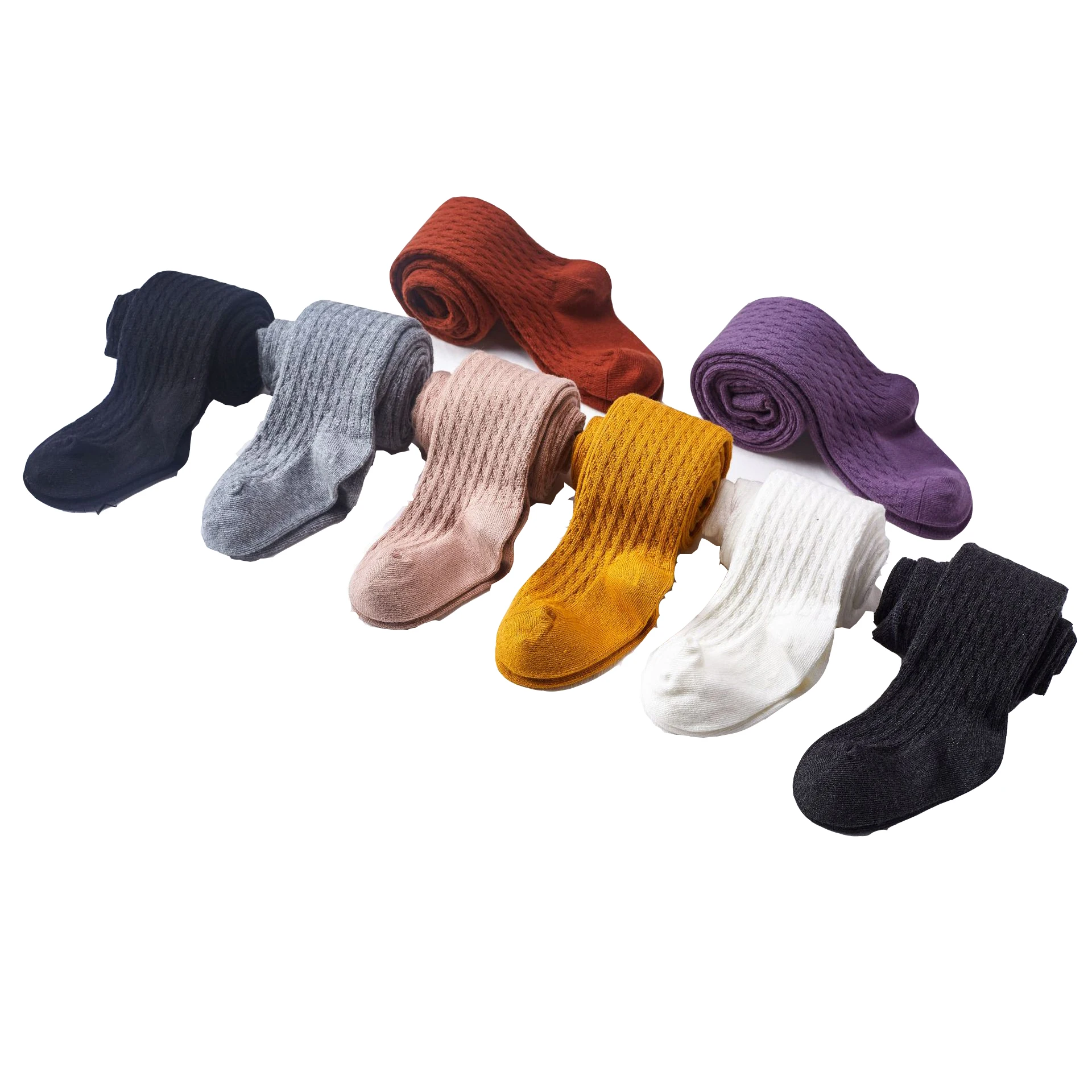 Детские хлопковые колготки высшего качества, сохраняют тепло, леггинсы, детские носки для маленьких девочек