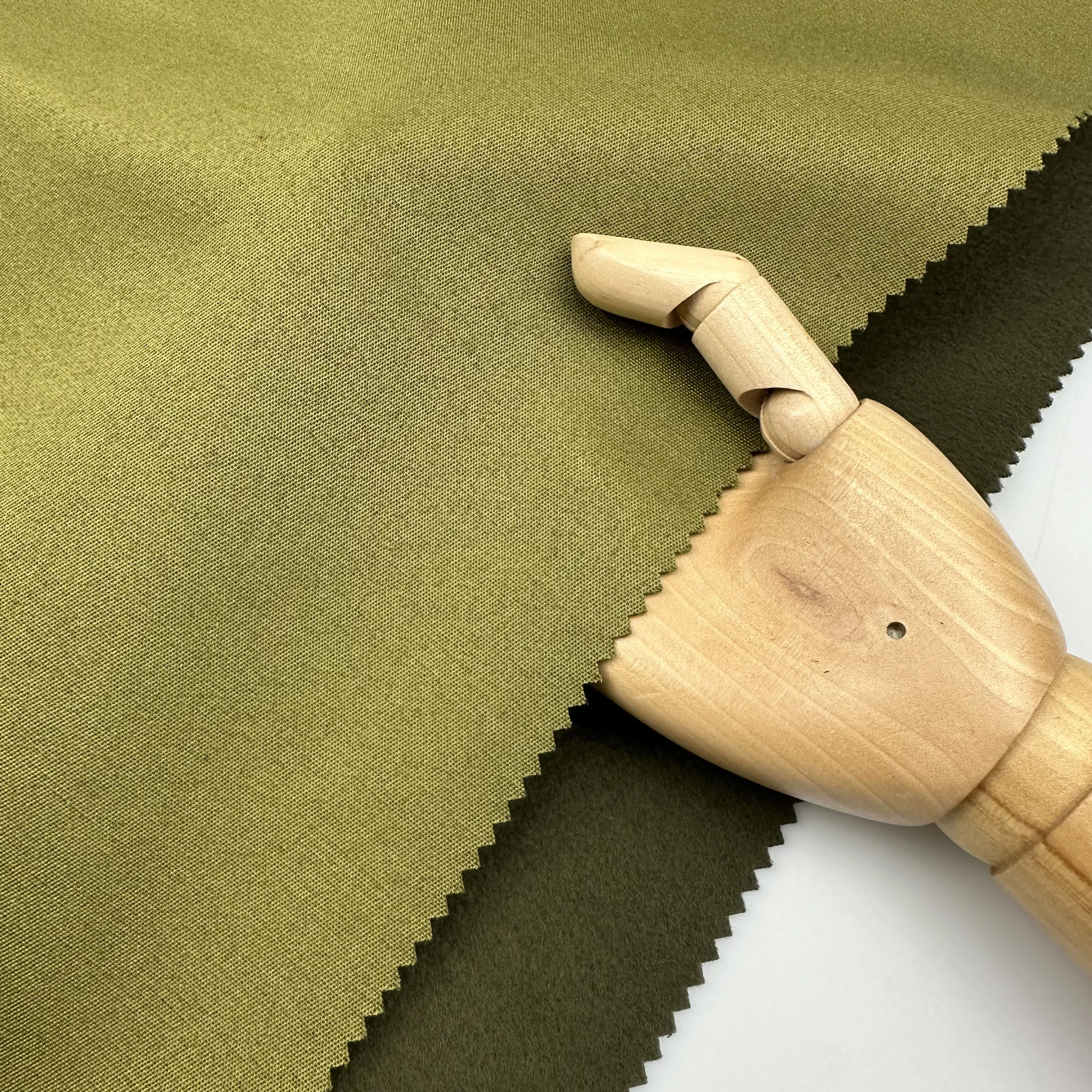 Custom tc 80/20 polyester/cotton twill solid polar fleece bonded printed soft uniform compound fabric for garment