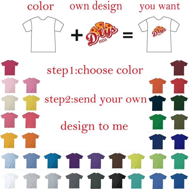 Summer Fashion Personality Print / Screen Printing / Embroidery T-shirt Custom  And Label Free T-shirt