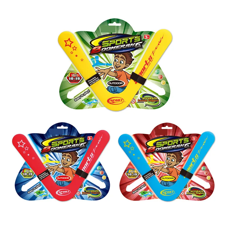 PREMIUM CUSTOM V SHAPE BOOMERANG FOR PROMOTION TOY PROMOTION FRISBEED KIDS OUTDOOR SPORT FUN