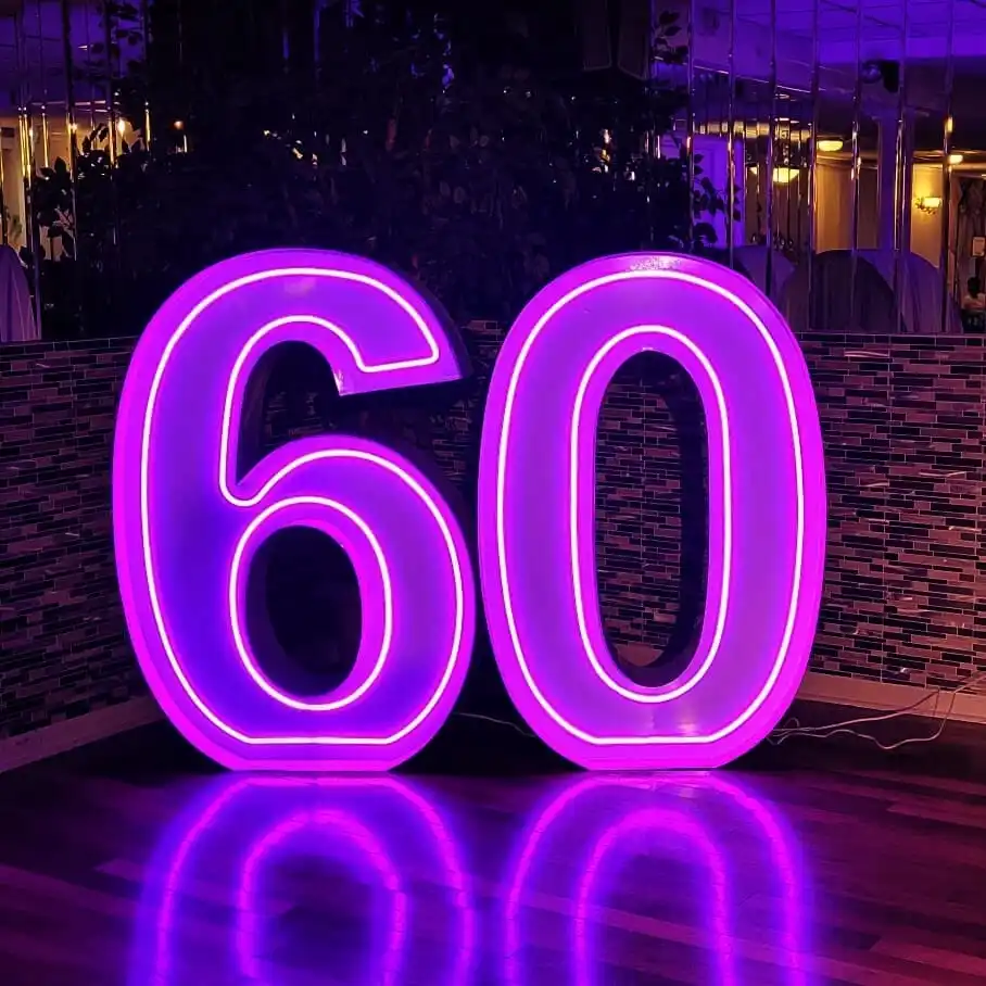 Manufacturer Custom Led Neon Sign 3d Led Light up 4ft Led Neon Lights For Party