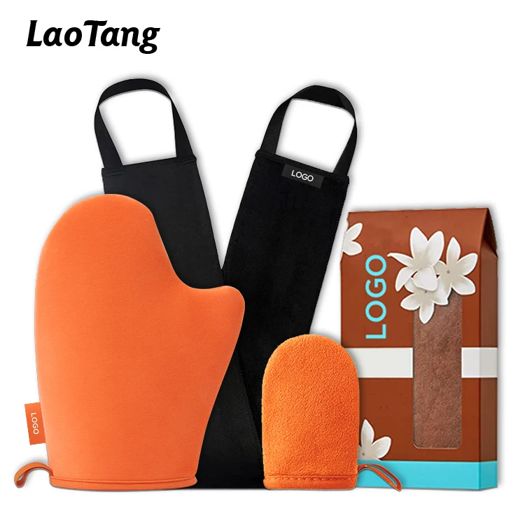 Classic Self Tan Starter Kit Private Label Ultra Colorful Sunless Self Tanner Bundle Fake Tanning Mousse Tanning Mitt Set