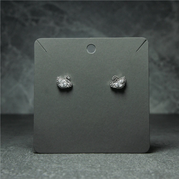 Fashion Cardboard Paper Card Custom Jewelry Cards Packaging and Display Ring Necklace Display Cards