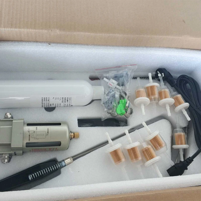 Automobile exhaust gas analyzer  Five Gases For Gasoline Engine Automobile Exhaust Gas Analyzer