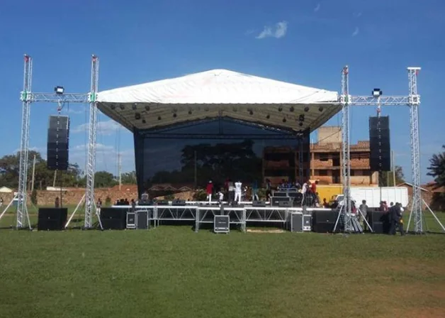 290 mm Box Truss 4m  Aluminum Roof Truss System And Stage Lighting Exhibition Truss