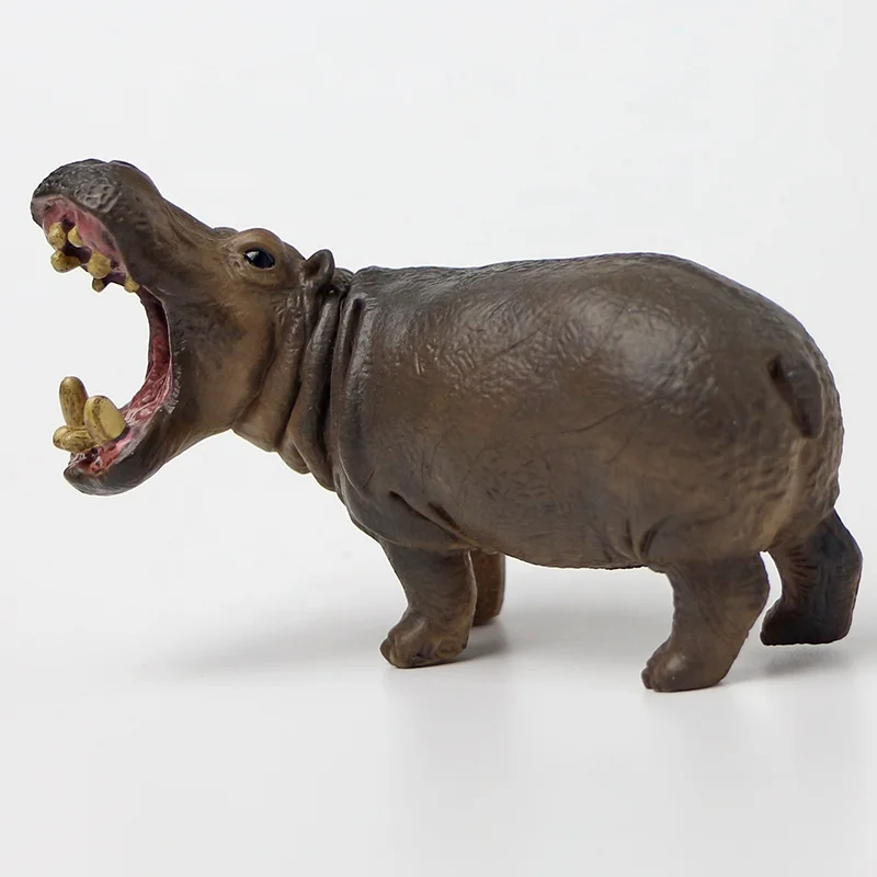 plastic pvc little hungry hippo animal toys 2020