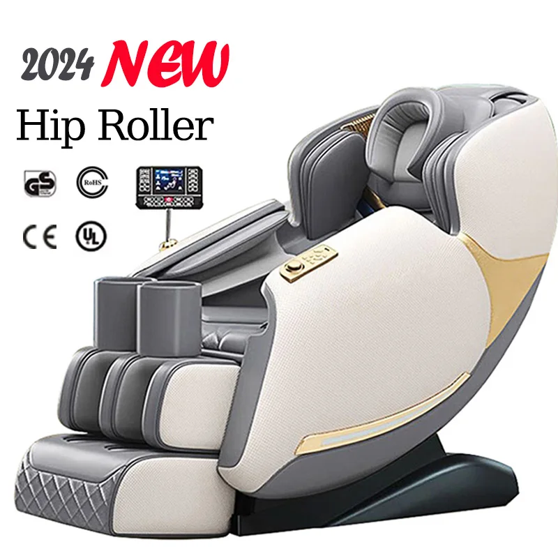 2024 4d Electric Chair Massager Shiatsu Luxury Full Body Thai Stretch 3d 0 Gravity Back Leg Home Thai Massage Chair