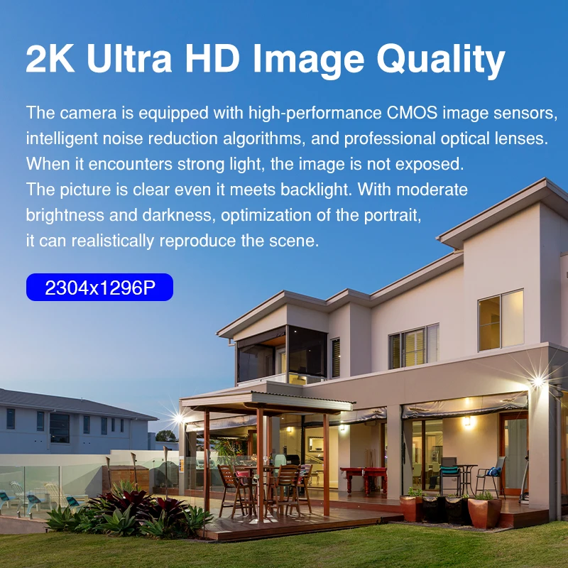 CB67D Cb67D Solar De Supravegherecamera Security Automatic Tracking Wifi Exterior 2K Two-Way Audio Wireless Security Camera