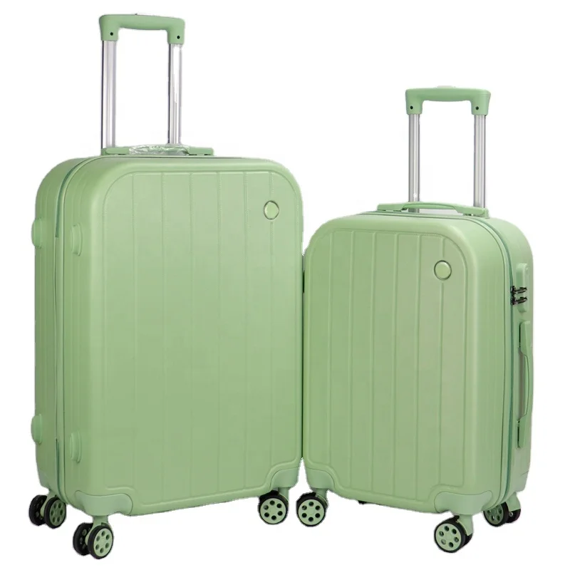 2024 wholesale ABS traveling luggage trolley suitcase set custom carry on luxury and aluminium luggage suitcase