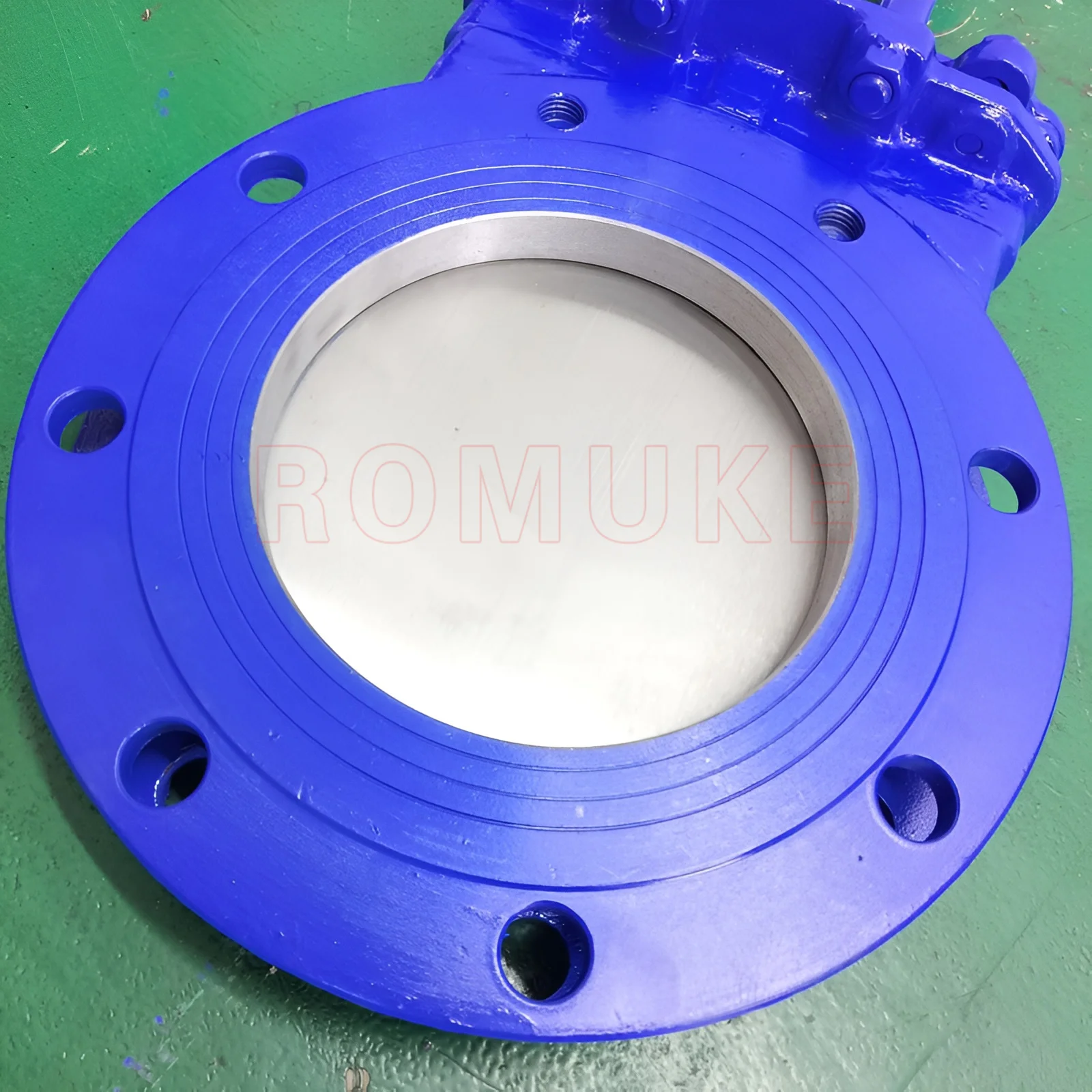 PZ973TC-10C  Carbon Steel WCB Wafer Type Electric Thin Ceramic Slag Slurry Valve