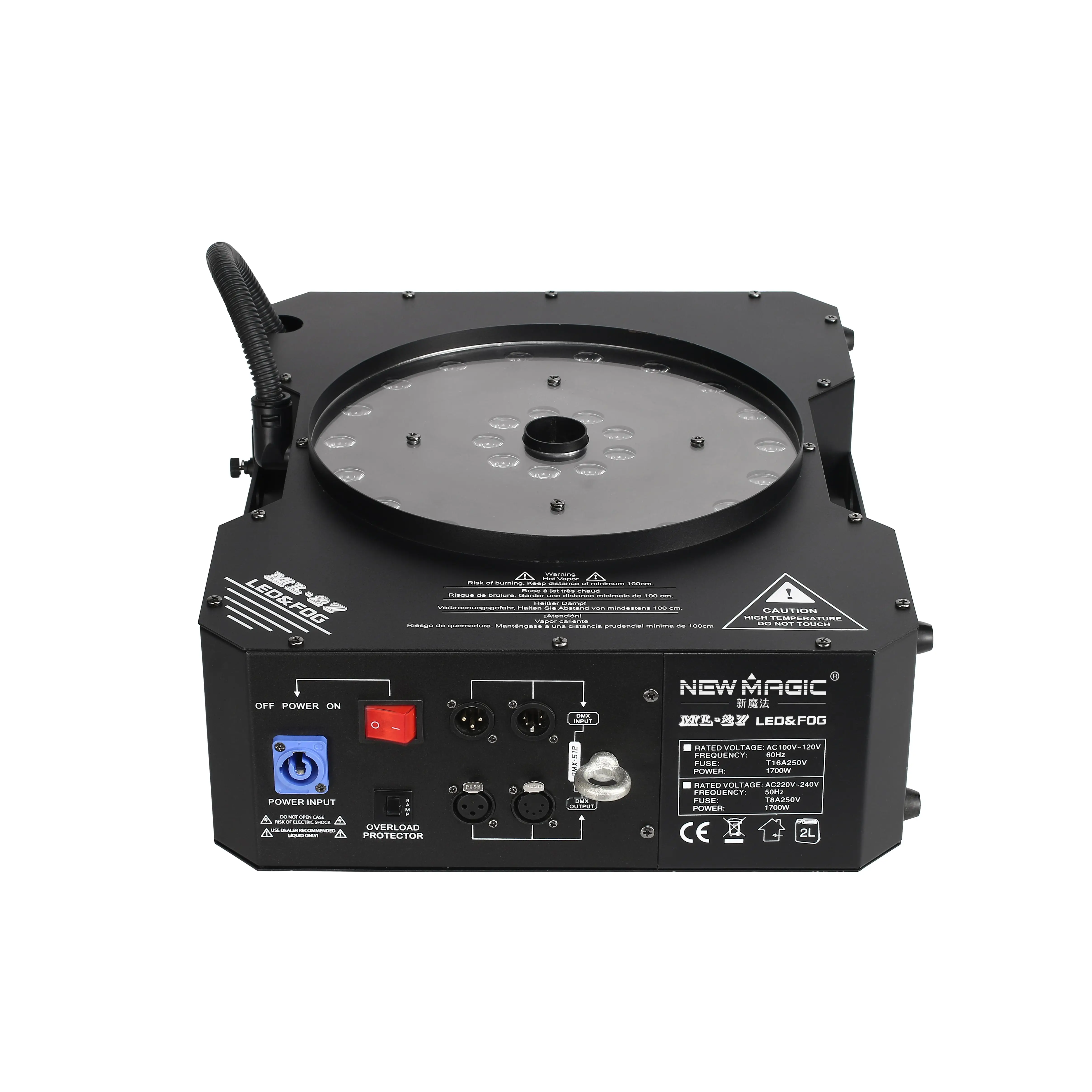 Дымовая машина со спецэффектами, дымовая машина со светодиодной подсветкой, дымовая машина для вечеринки, свадьбы