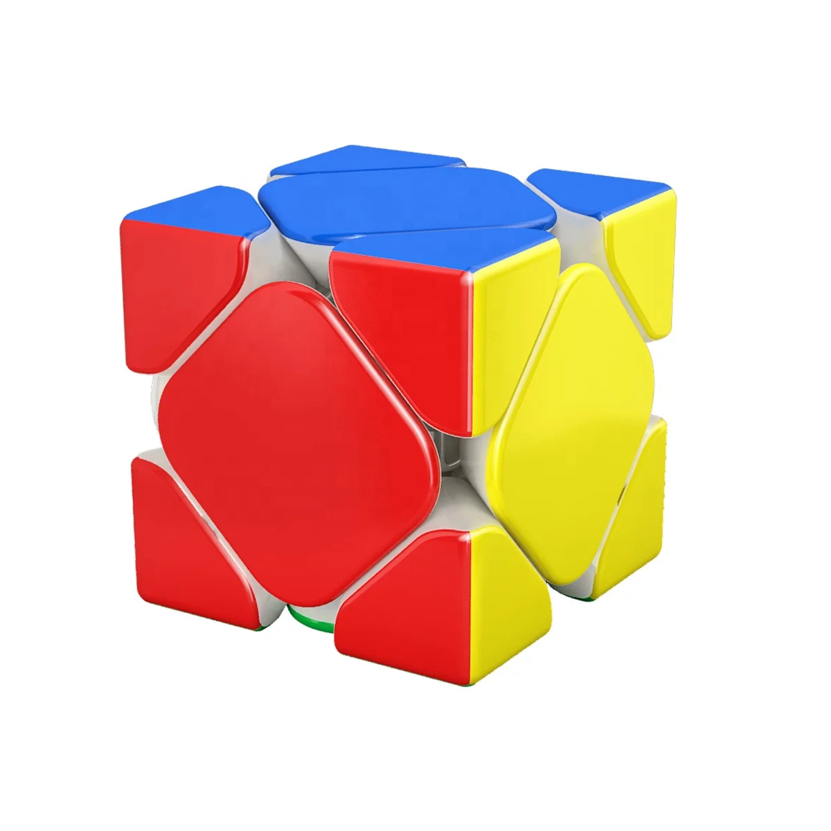 Серия RS 3x3x3 без стикеров скоростной куб плавный Магнитный 56 мм волшебный игрушки-пазлы для 6 +