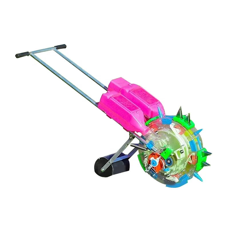 The Factory Sells Easy To Operate Cheap And Fine Hand-Held Roller Sorghum Planters Supporting Single Row Double Row Corn Planter