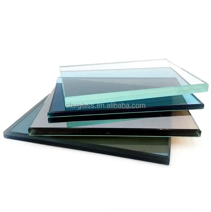 442 Clear Colorless 8.76mm PVB Laminated Solar Float Glass Outdoor Hotels Industrial Staircases Bulletproof Protection