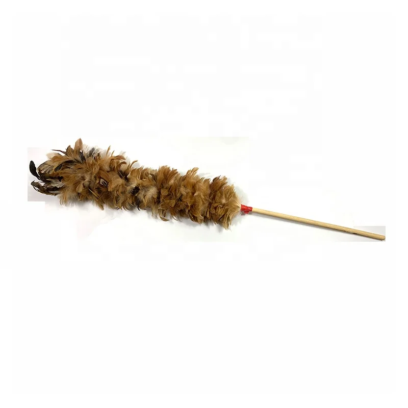 Wholesale Factory Cock Duster Chicken Feather Duster for Household Shop Car Cleaning