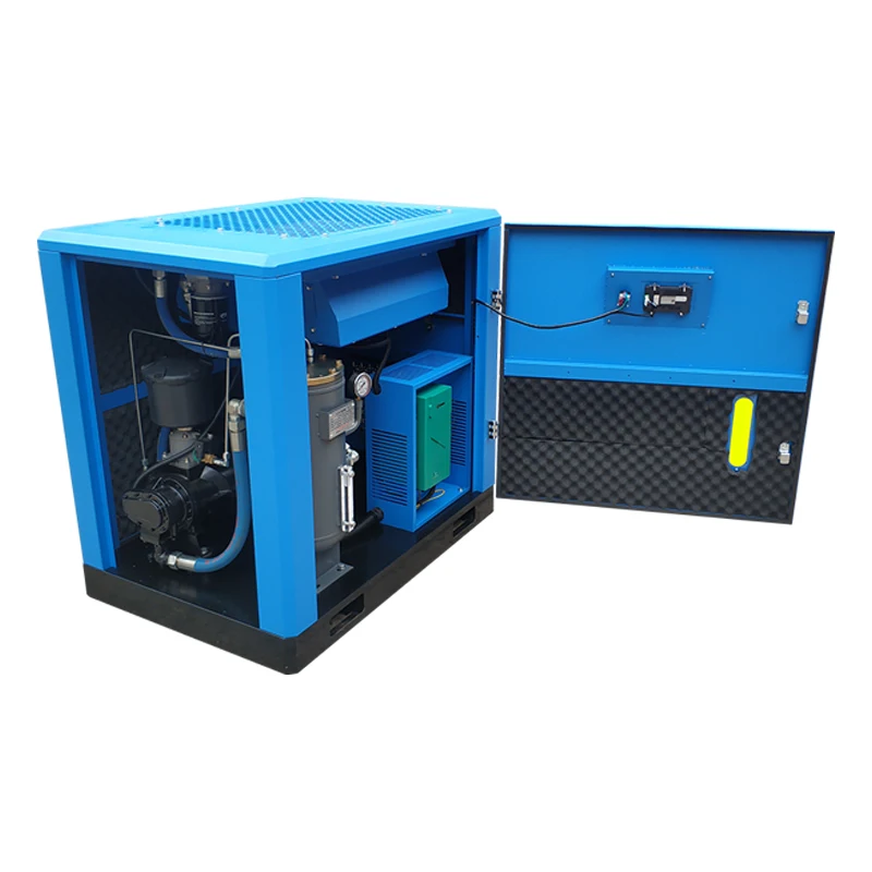 7-12 bar 15KW 20HP permanent magnet frequency conversion  machine prices screw air compressors