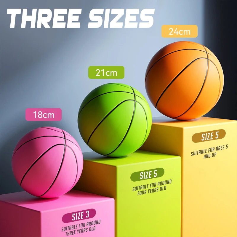 Silent Basketball Size 7 Indoor Quiet Foam Silent Dribbling Indoor Silent Ball Training foam balls Silent bouncing basketball