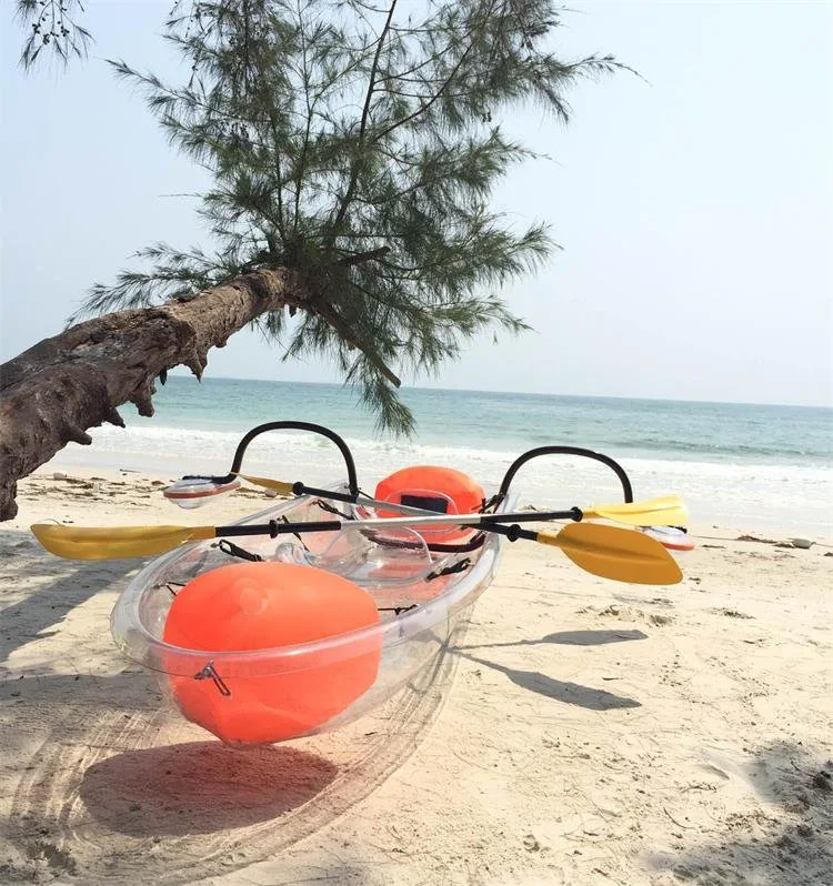 OEM design polycarbonate transparent canoe kayak