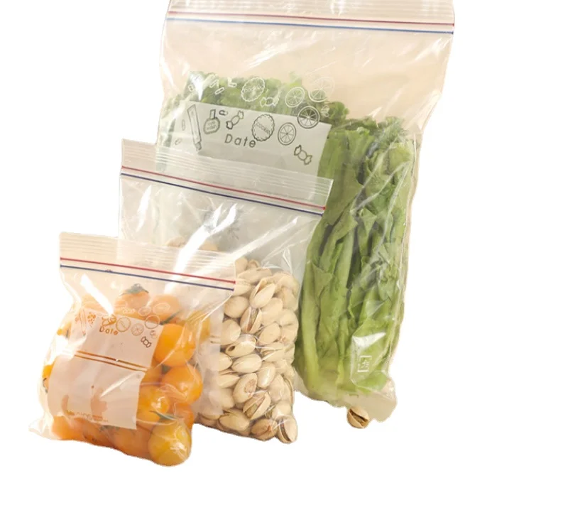 PE Self Sealing Transparent Sealed Bag for Food Packaging Bulk Wholesale of Plastic Sealed Bags Spot Plastic Ziplock Bag