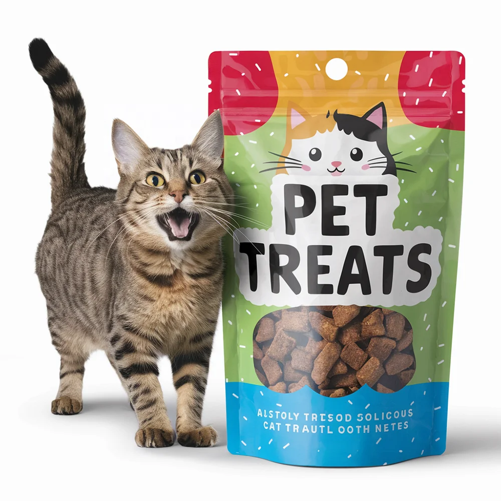 OEM/ODM Stand Up Zipper Bag Custom Pet Food Mylar Bags Aluminum Packaging Dry Food Plastic Zipper Closure packing bag