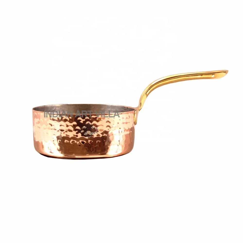 Best Quality Copper Pan And Pot At Wholesale Price Copper Hammered Pot Pan With Inside Tin Lining Supplier & Manufacturer
