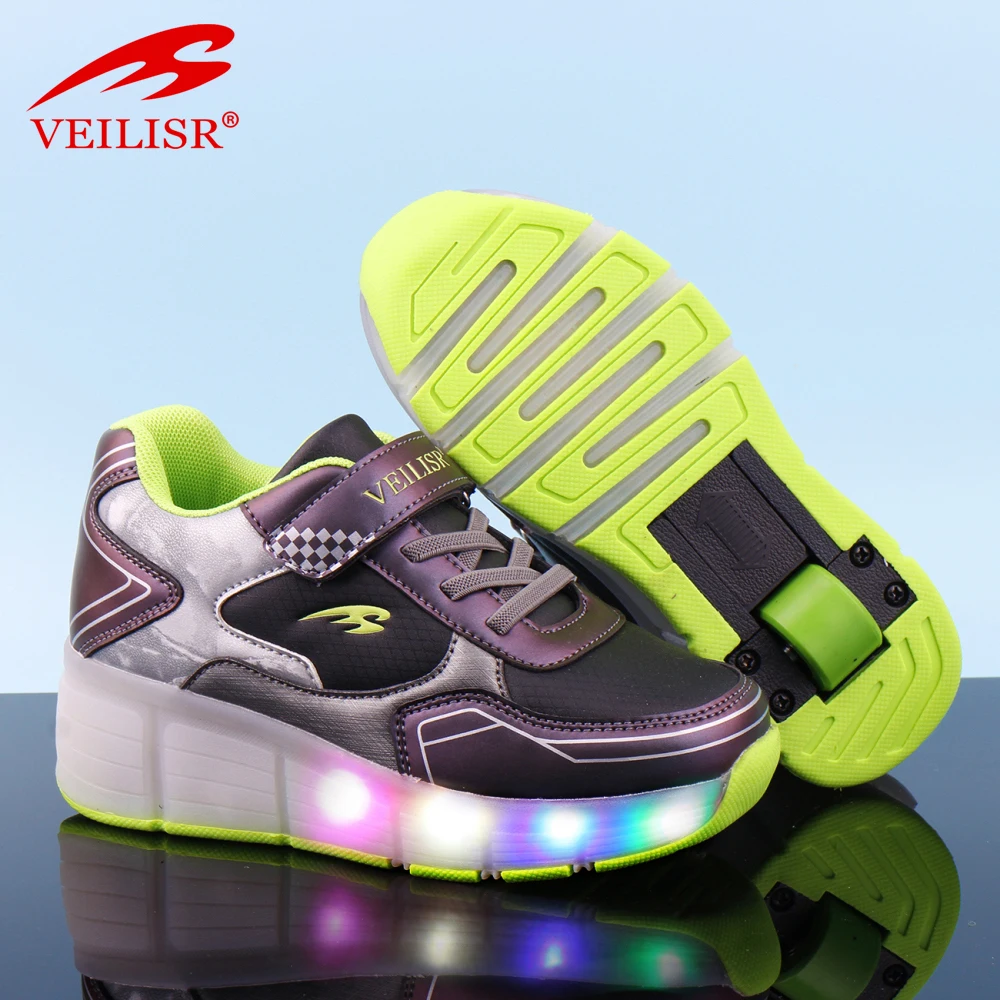 Christmas Birthday Children Gift Kids Roller Shoes Boy Girl Sneakers With Wheels Become Sport Sneaker Led Roller Skate Shoes