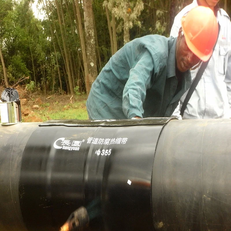 Oil and gas pipeline anticorrosive materials anticorrosive tape heat shrinkable sleeve pipe welding protection insulation