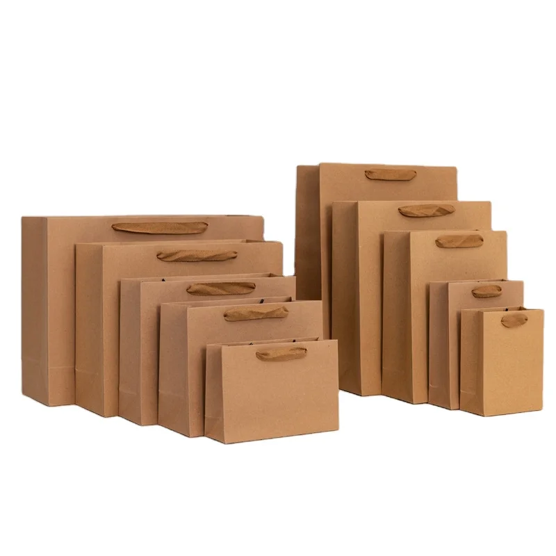 Lower Price Custom China Factory Price Making Paper Bags Factory Manufacturer White Kraft Paper Bags