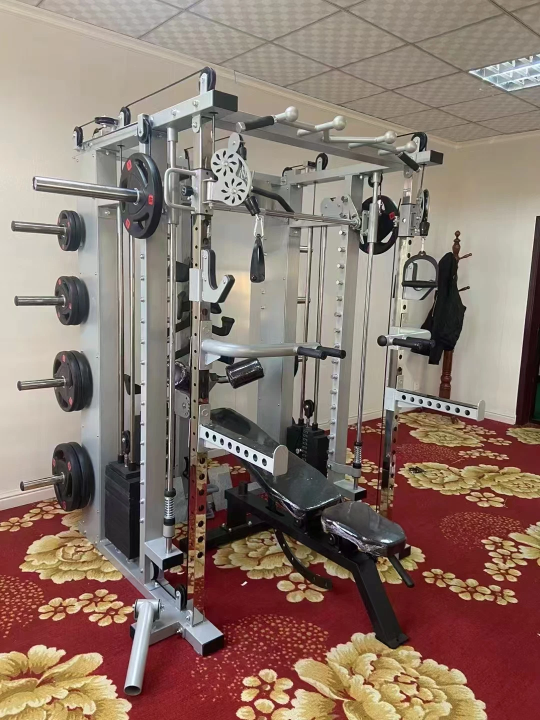 New Multi Function Station Body Training Workout Station Domestic multifunctional fitness equipment commercial gym Smith machine