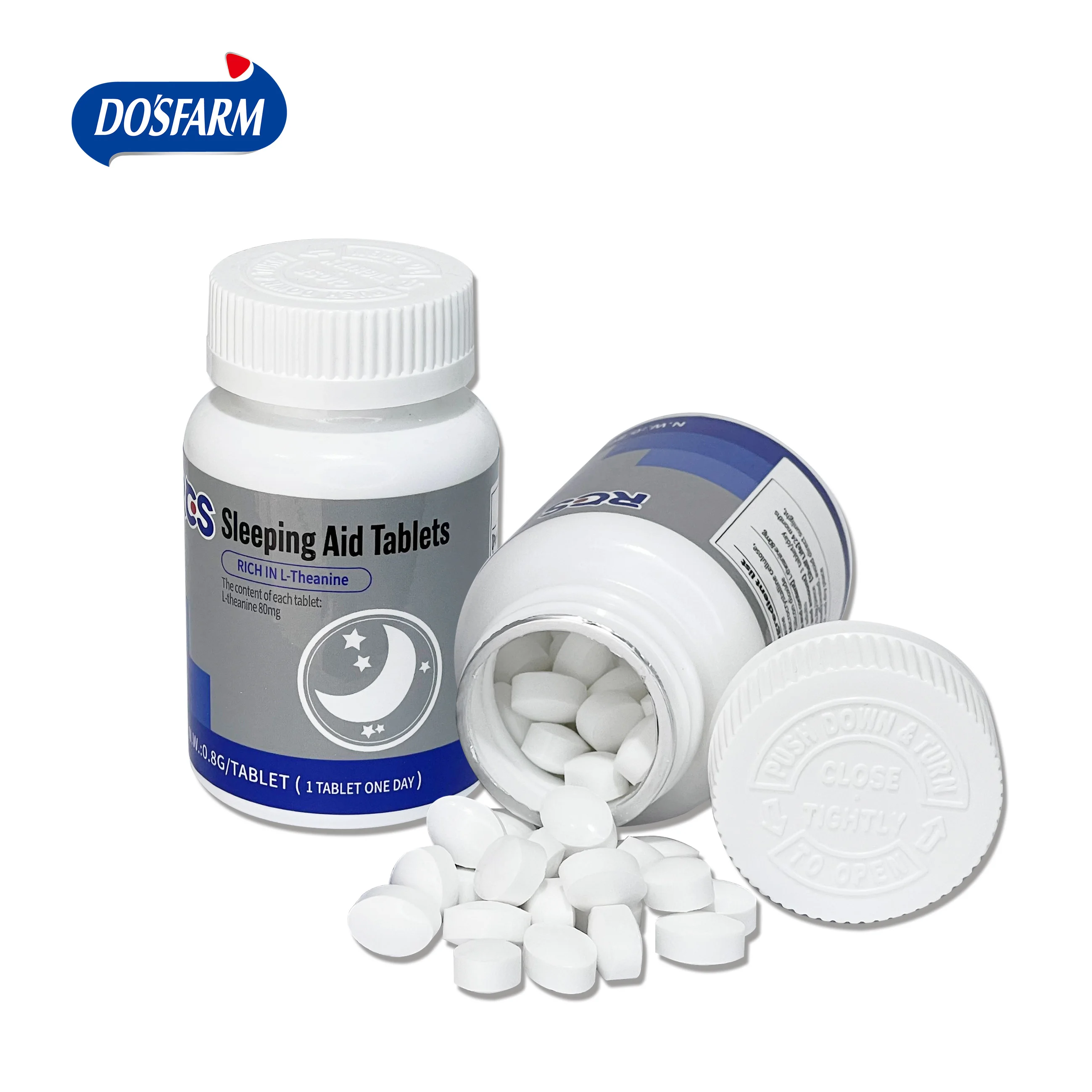 OEM ODM Sleeping Aid Tablets Rich in L-Theanine Dietary Supplements Healthy Candy Manufacturers