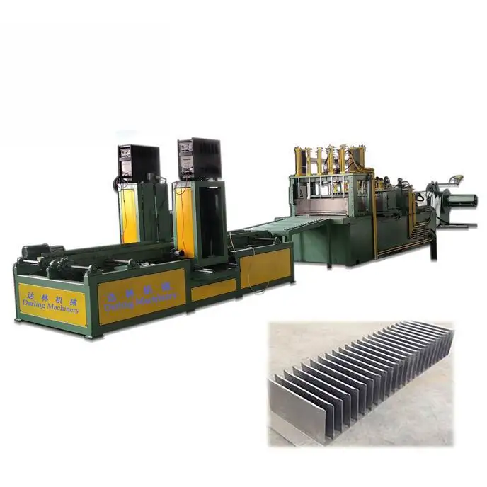 automatic transformer corrugated fin forming machine distribution transformer tank making machine