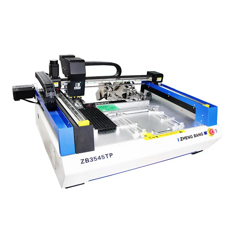 ZB3545TP SMT 4 Head Machine Desktop Small Pick And Place Machine Automatic Pcb Assembly Chip Mounter For 0402 0805 BGA Element