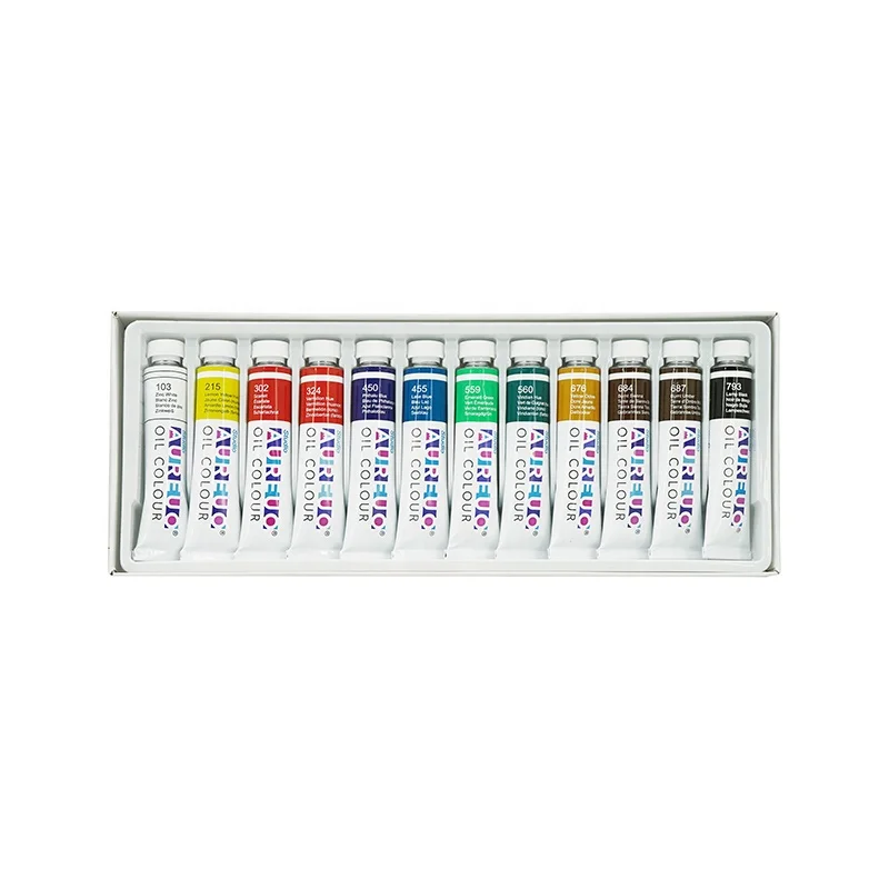AUREUO Cheap Professional Non-toxic 12*12ml Artist Colour Oil Color Paints For Kids